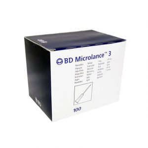 BD Microlance Hypodermic Needle (30G, Yellow, 13mm) (1 x 100)