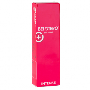 Belotero Intense Lidocaine est un gel stérile et viscoélastique à base d’hyaluronate de sodium réticulé, à usage unique, disposé dans une seringue en verre prêt à être injecté. La Lidocaïne est un anesthésique, elle sert à anesthésier localement les zones