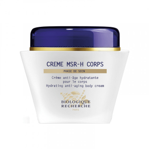 Soin anti-âge substitutif, la Crème MSR-H Corps est spécifiquement formulée pour prendre en compte les modifications de la silhouette et de la peau liées à l’arrêt de l’activité hormonale. Grâce à son action redensifiante et rééquilibrante, elle permet de