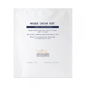 Réponse immédiate contre les signes du vieillissement cutané, le Masque Caviar Vert exerce un effet tenseur afin de procurer un effet repulpant sur les rides et ridules présentes sur le visage. Formulé autour du Caviar vert et du Segment de collagène, ils