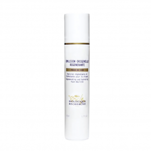 L'Emulsion Originelle Régénérante est une crème riche et apaisante pour le visage. Formulée à base d'huile de macadamia et de squalane d'origine végétale, cette crème régénère la barrière lipidique naturelle de la peau tout en la protégeant des agressions