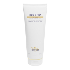 La Crème R-Stria est un soin corps qui prévient et traite l’apparence des vergetures rouges. Grâce à un cocktail d’actifs apaisants et stimulants, elle cicatrise la peau et limite l’inflammation. Ce soin agit en profondeur pour reconstruire la matrice der