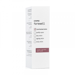 Spécialement formulé pour les peaux irritées et sensibles, farewell irritated skin aide à apaiser les irritations, à réduire les rougeurs et à renforcer la barrière cutanée. 