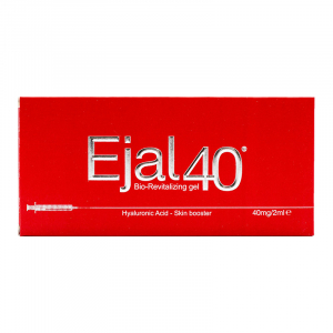 Ejal 40 est un bio-stimulant en seringue préremplie, contenant 40 mg/2 ml d'acide hyaluronique. Les fragments d'AH activent les fibroblastes de la peau, provoquant la stimulation de la production de composants de la matrice du derme, résultant en une peau
