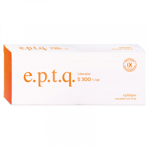 e.p.t.q. S300 Lidocaine est un produit de comblement dermique de densité moyenne à base d'acide hyaluronique stabilisé et purifié.
