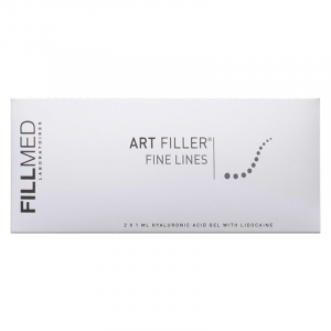Fillmed Art Filler Fine Lines Lidocaine est un produit sous forme de gel, qui joue le rôle de comblant dermique résorbable à base d’acide hyaluronique d’origine non animale.  Ce produit sert dans le comblement de différentes rides et ridules du v