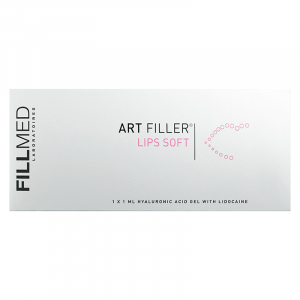 FILLMED ART FILLER® LIPS SOFT est indiqué pour l’augmentation du volume et l’ourlement des lèvres ainsi que pour le comblement des sillons naso-géniens moyens et profonds avec ou sans rides d’amertume par injection dans le derme moyen à profond.