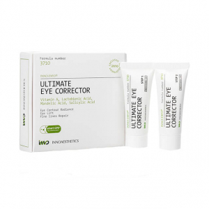 ULTIMATE EYE CORRECTOR est un anti-âge de la zone périorbitale. Amélioration visible des signes de photovieillissement dans la zone périorbitaire. INNO EXFO. PEELING MEDICAL. USAGE PROFESSIONNEL