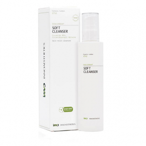 SOFT CLEANSER INNOAESTHETICS EST UN NETTOYANT RESPECTANT LA COUCHE HYDROLIPIDIQUE ET LE PH. INNO-DERMA. HOME TREATMENT.