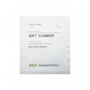 SOFT CLEANSER INNOAESTHETICS EST UN NETTOYANT RESPECTANT LA COUCHE HYDROLIPIDIQUE ET LE PH. INNO-DERMA. HOME TREATMENT.