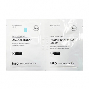 INNO-EPIGEN Antiox Serum / Urban Day Cream SPF20 (Sample) (2 x 3ml) LABORATORIO INNOAESTHETICS - Offre Spéciale