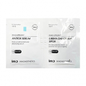 INNO-EPIGEN Antiox Serum / Urban Day Cream SPF20 (Sample) (2 x 3ml) LABORATORIO INNOAESTHETICS