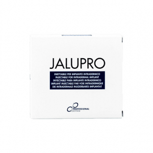 Jalupro® est un produit de mésothérapie utilisant une combinaison d'hyaluronate de sodium (un sel d'acide hyaluronique) d'origine inorganique et d'un riche complexe d'acides aminés importants, il réduit progressivement l'apparence des rides, hydrate la pe
