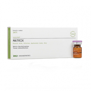 MATRIX pour une stimulation cutanée importante et restructurer la matrice extracellulaire et en augmentant la synthèse des protéines. Hydratation et volume cutané. Traitement des rides et ridules. INNO TDS. USAGE PROFESSIONNEL.