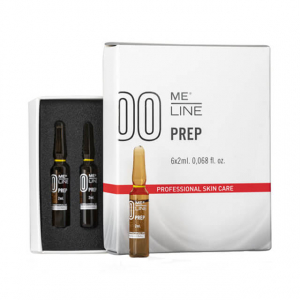 ME-LINE PREP 00 6X2 ml INNOAESTHETICS prépare la peau pour le traitement et assure un meilleur résultat après le traitement.