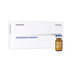 Mesoestetic C.Prof 224 Cellulishock Solution (5 x 10ml) - Association exclusive de caféine, de rutine, de capsaïcine et de carnitine à l'effet revitalisant et raffermissant. Améliore l'apparence de la peau d'orange.