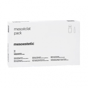 Mesoestetic Mesoeclat Pack - Traitement cosmétique multifonctionnel du vieillissement facial. Elle produit un rajeunissement facial, neutralise les radicaux libres et favorise un effet éclaircissant à l´action anti-tâche puissante. Elle augmente la lumino