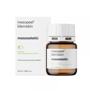 Mesoestetic Mesopeel Blemiskin (1 x 50ml) - Peeling à l'effet kératolytique, comédolytique, anti-inflammatoire et antibactérien. Unifie la texture et le teint de la peau, favorise le contrôle de la sécrétion de sébum et diminue la taille des pores.