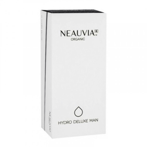 Neauvia Hydro Deluxe Man est un produit de comblement injectable de mésothérapie spécialement conçu pour les hommes, en tenant compte de la différence de tissu cutané. Il est à base d'une combinaison d'acide hyaluronique réticulé et de CaHA, qui assure un