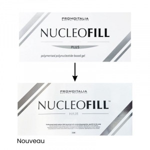 Nucelofill Medium Plus a montré une efficacité significative dans le traitement de l'alopécie androgénétique et dans tous les cas d'affaiblissement des cheveux, améliorant le triophisme du follicule pileux grâce à son effet de biorestructuration profonde 