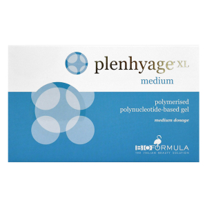 Plenhyage XL Medium 2ml est une solution injectable à base de polynucléotides développée par Bioformula pour soutenir la régénération et le rajeunissement de la peau. Elle stimule les cellules fatiguées, âgées et endommagées, aidant à restaurer leurs fonc