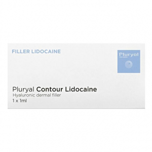 PLURYAL CONTOUR LIDOCAINE POUR UNE CONFIANCE INSTANTANÉE AVEC DES EFFETS DURABLES. Pour la correction du volume et la mise en forme des contours. Acide hyaluronique réticulé 2,5% (25 mg / ml) avec 0,3% de lidocaïne.