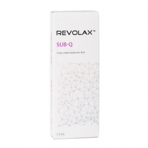 Revolax Sub-Q sans lidocaïne possède les propriétés les plus épaisses de la gamme de produits.