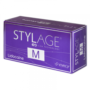 STYLAGE M BISOFT LIDOCAINE pour le comblement des rides moyennes à profondes (dans le derme moyen ou profond) et/ou ourlement et augmentation des lèvres. 