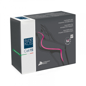 Actions de Sunekos Cell :

Favorise l'optimisation du renouvellement des protéines de la MEC : néo-collagénèse et non collagénase. (HA + AA)

Améliore la microcirculation

Rééquilibre l'inflammation de la MEC réduisant la fibrose

Aide à réguler l