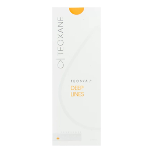 TEOSYAL PURESENSE DEEP LINES pour le comblement des rides profondes. Rides trés marquées. Sillons nasogéniens et plis d' amertume profonds. 