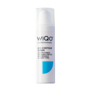 WiQo Eye Contour and Face Serum for Delicate Skin est une émulsion riche en principes actifs à effet hydratant et élastifiant. 