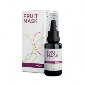 WiQo FRUIT MASK est né de l'alliance réussie entre des ingrédients naturels de fruits (concombre, fraises et bananes) et de l'acide mandélique. 