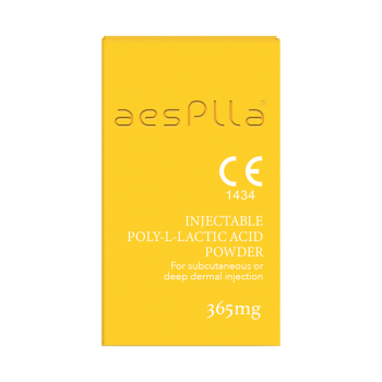 aesPlla est un produit de comblement dermique injectable Ã  base d'acide poly-L-lactique. Ce produit a Ã©tÃ© dÃ©veloppÃ© pour combler la perte de volume en stimulant la production de collagÃ¨ne. 