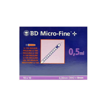 BD Micro-Fine+ 0,5ml 30G sont des seringues de 0,5ml