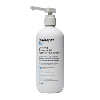 Clinisept+ Skin 490 ml utilise une technologie avancÃ©e propriÃ©taire Ã  base dâ€™hypochloreux pour un nettoyage exceptionnel. Ses propriÃ©tÃ©s antimicrobiennes assurent une hygiÃ¨ne et une protection optimales sans picotements ni irritations. GrÃ¢ce Ã  s