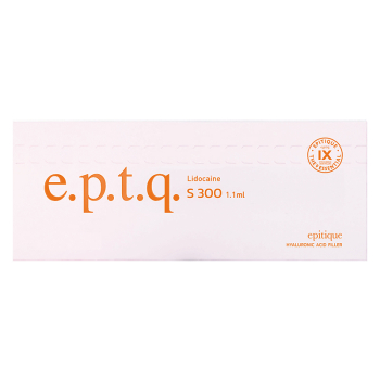 e.p.t.q. S300 Lidocaine est un produit de comblement dermique de densitÃ© moyenne Ã  base d'acide hyaluronique stabilisÃ© et purifiÃ©.