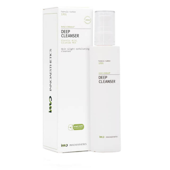 DEEP CLEANSER est un produit cosmÃ©ceutique pour le nettoyage des graisses dÃ©tartrants et peaux sÃ©borrhÃ©iques. NETTOYANT POUR PEAU SEBACEE. INNO-DERMA. HOME TREATMENT. Utilisation recommandÃ©e en traitement PRE / POST.
