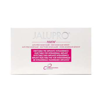 JALUPRO HMW DERMAL BIOREVITALIZER est une solution injectable stÃ©rile rÃ©sorbable qui agit en sous cutanÃ© comme biorevitalizer et qui peut Ãªtre utilisÃ© pour le traitement des dÃ©fauts de la peau et des dÃ©pressions provoquÃ©es par des rides et des cic