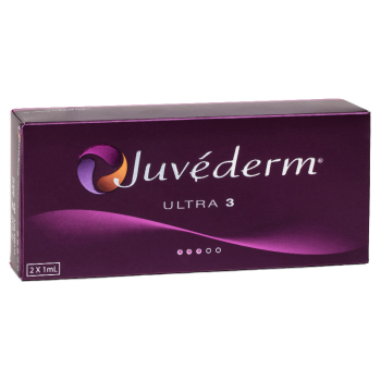 JuvÃ©derm ULTRA 3 est un implant injectable indiquÃ© pour le comblement des dÃ©pressions cutanÃ©es moyennes et profondes par injection dans le derme moyen et/ou profond