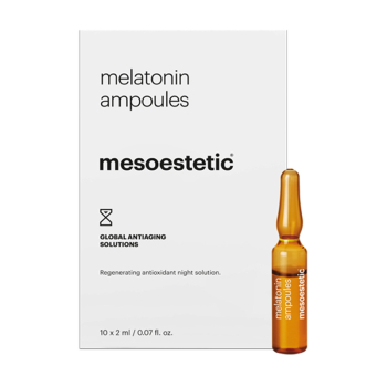 Les ampoules mÃ©soestÃ©tiques de mÃ©latonine contiennent une formule concentrÃ©e pour une efficacitÃ© optimale aidant Ã  stimuler le processus de rÃ©paration de la peau