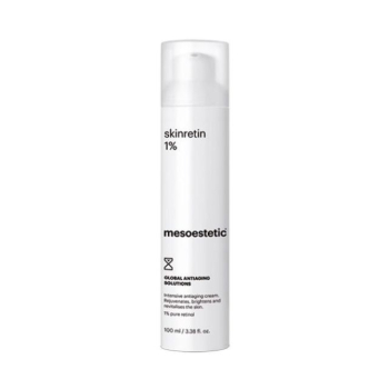 Mesoestetic Skinretin 1% - CrÃ¨me contenant 1 % de rÃ©tinol pur destinÃ© Ã  un usage professionnel pour prÃ©parer la peau Ã  des traitements professionnels et renforcer son efficacitÃ©. Elle rÃ©gÃ©nÃ¨re