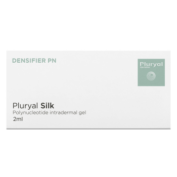 Pluryal Silk est un densificateur de peau conÃ§u pour amÃ©liorer l'hydratation et l'Ã©lasticitÃ© de la peau grÃ¢ce Ã  sa haute puretÃ© de polynuclÃ©otides. Il diminue les signes de fatigue et rÃ©pare le mÃ©tabolisme et la texture de la peau. 