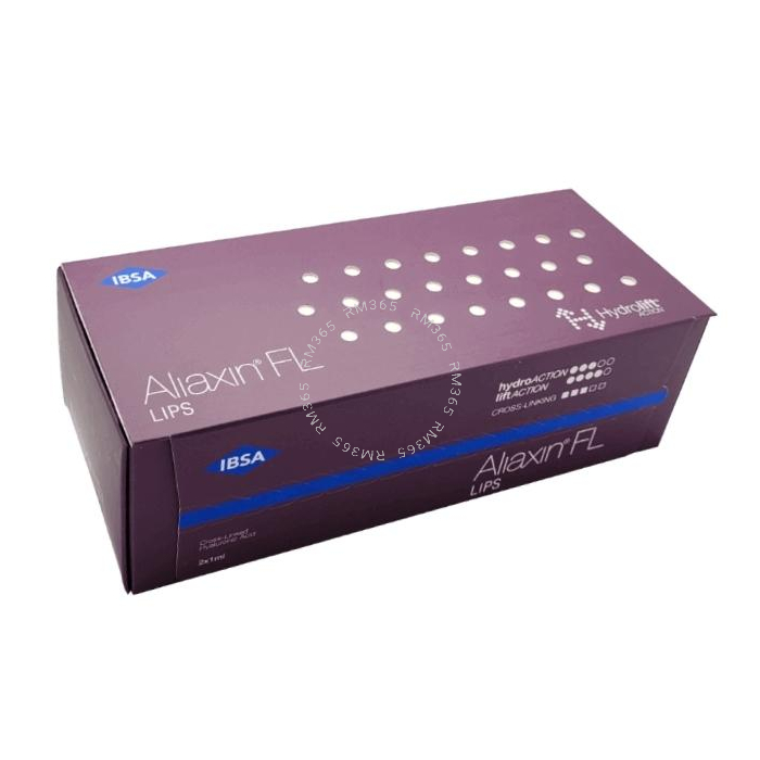 Aliaxin® FL, "Fine Lines", est un agent de comblement cutané à base d'acide hyaluronique spécifiquement destiné aux traitements des lèvres et des ridules.