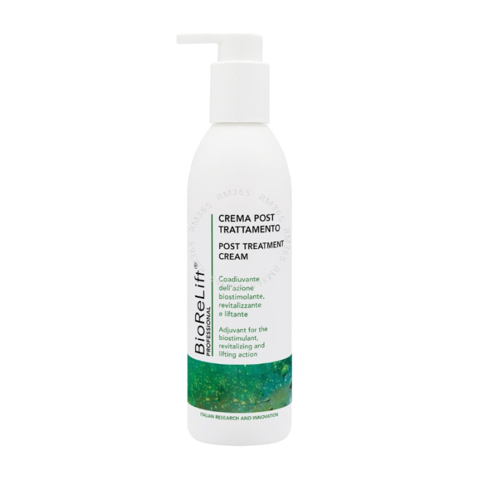 BioReLift est une crème post-traitement à utiliser avec un sérum post-traitement pour retenir l'hydratation. Le combo idéal serait le sérum post-traitement BioReHydra suivi de la crème BioReLift.