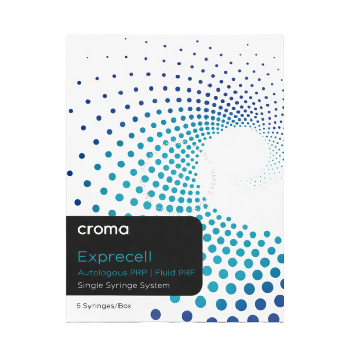Croma Exprecell 18ml — kit PRP/PRF autologue 5 seringues — Croma