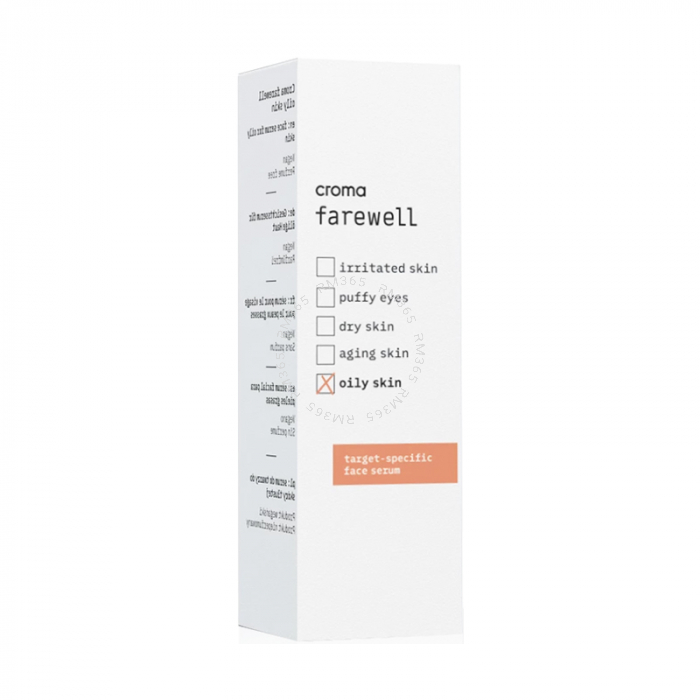 farewell oily skin contient un complexe de zinc et un extrait de plancton pour réduire les imperfections et les pores obstrués, tout en diminuant la production de sébum du visage et en minimisant les brillances. 