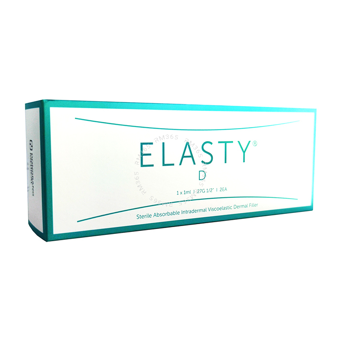 ELASTY D est un produit de comblement cutanÃ© de viscositÃ© moyenne. Il comble efficacement les rides et les plis de la peau et agit bien sur les couches profondes du derme. Il a Ã©tÃ© fabriquÃ© par technologie de rÃ©ticulation 3D et ses propriÃ©tÃ©s volu