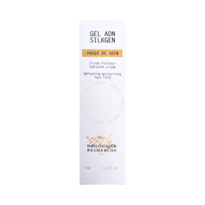 Le Gel ADN Silkgen est un fluide frais hydratant enrichi en actif anti-oxydant. Composé d’ADN de Saumon et d’extrait de Soie, ce soin préserve l’hygrométrie cutanée. La peau est soyeuse, réhydratée et éclatante de fraîcheur. Le Gel ADN Silkgen est un fluide frais hydratant enrichi en actif anti-oxydant. Composé d’ADN de Saumon et d’extrait de Soie, ce soin préserve l’hygrométrie cutanée. La peau est soyeuse, réhydratée et éclatante de fraîcheur.
