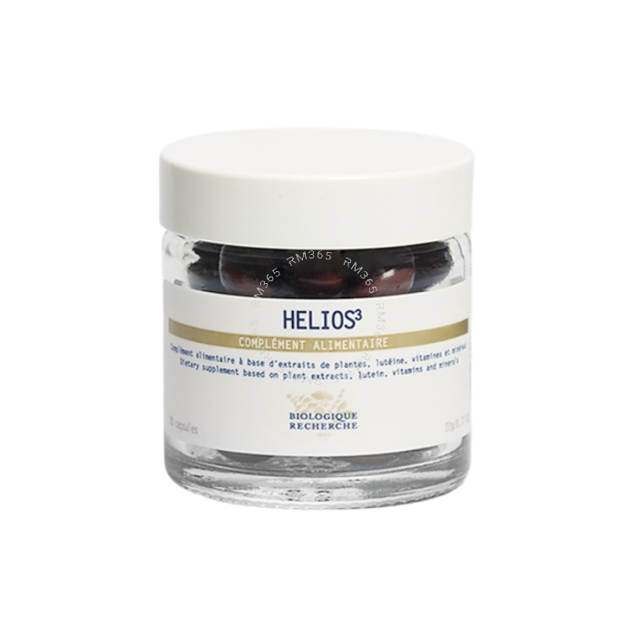 Helios3 agit de l'intérieur pour accompagner l’épiderme avant, pendant et après l’exposition. Helios3 agit de l'intérieur pour accompagner l’épiderme avant, pendant et après l’exposition.