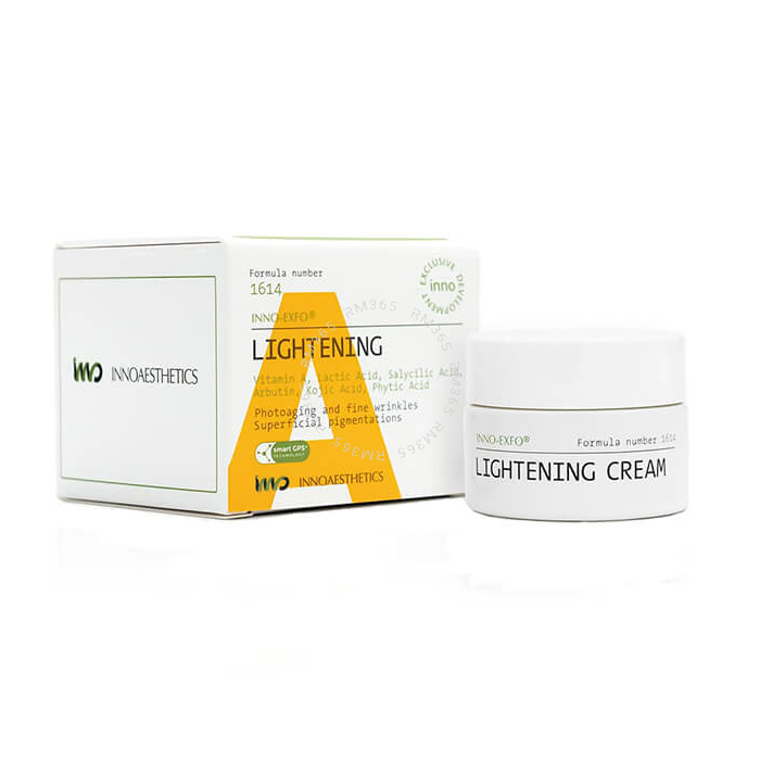 LIGHTENING INNOAESTHETICS EST UN PEELING MEDICAL ANTI AGE STADE 1. ECLAT DU TEINT. INNO EXFO.USAGE PROFESSIONNEL.